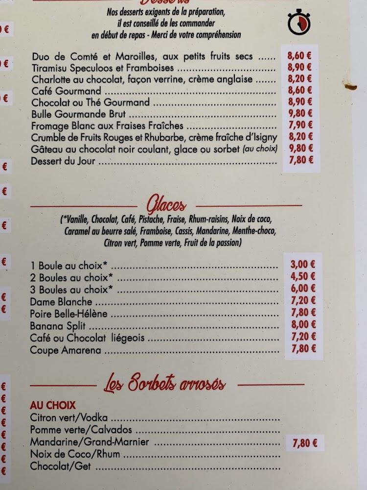 La Hutterie - Menu Image 3
